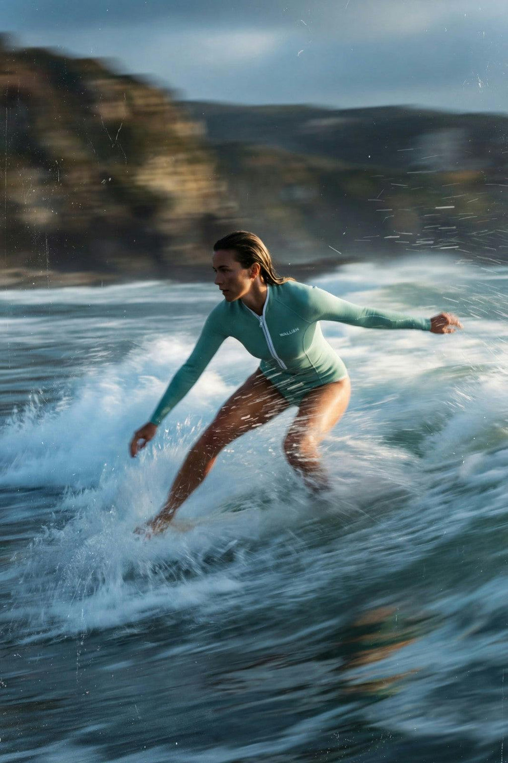 Horizonia Yulex® Springsuit Wetsuit ― Aquamarine