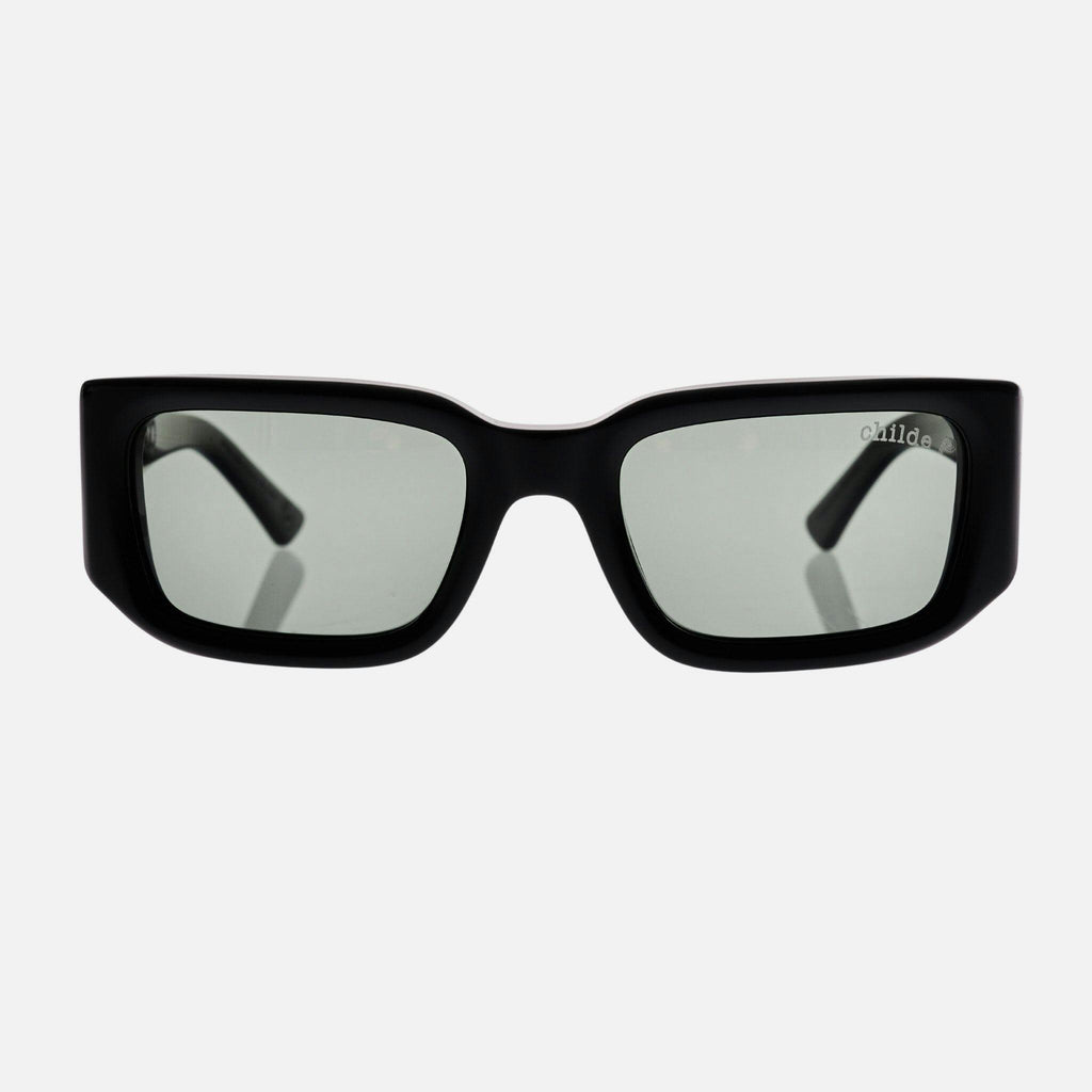 SoliTV Gloss Black | Green Polarised Bio Lens