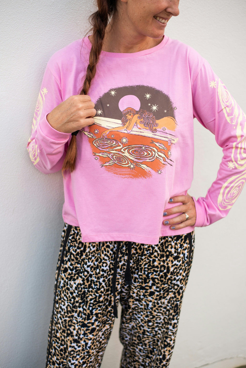 Dream Girl Artist Long Sleeve Tee by Em Niwa