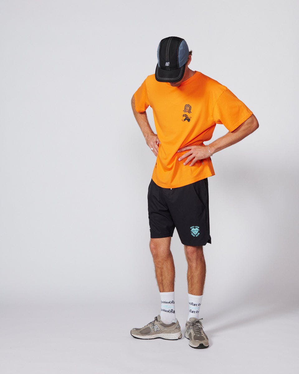 The Stacked Run Tee - Vintage White