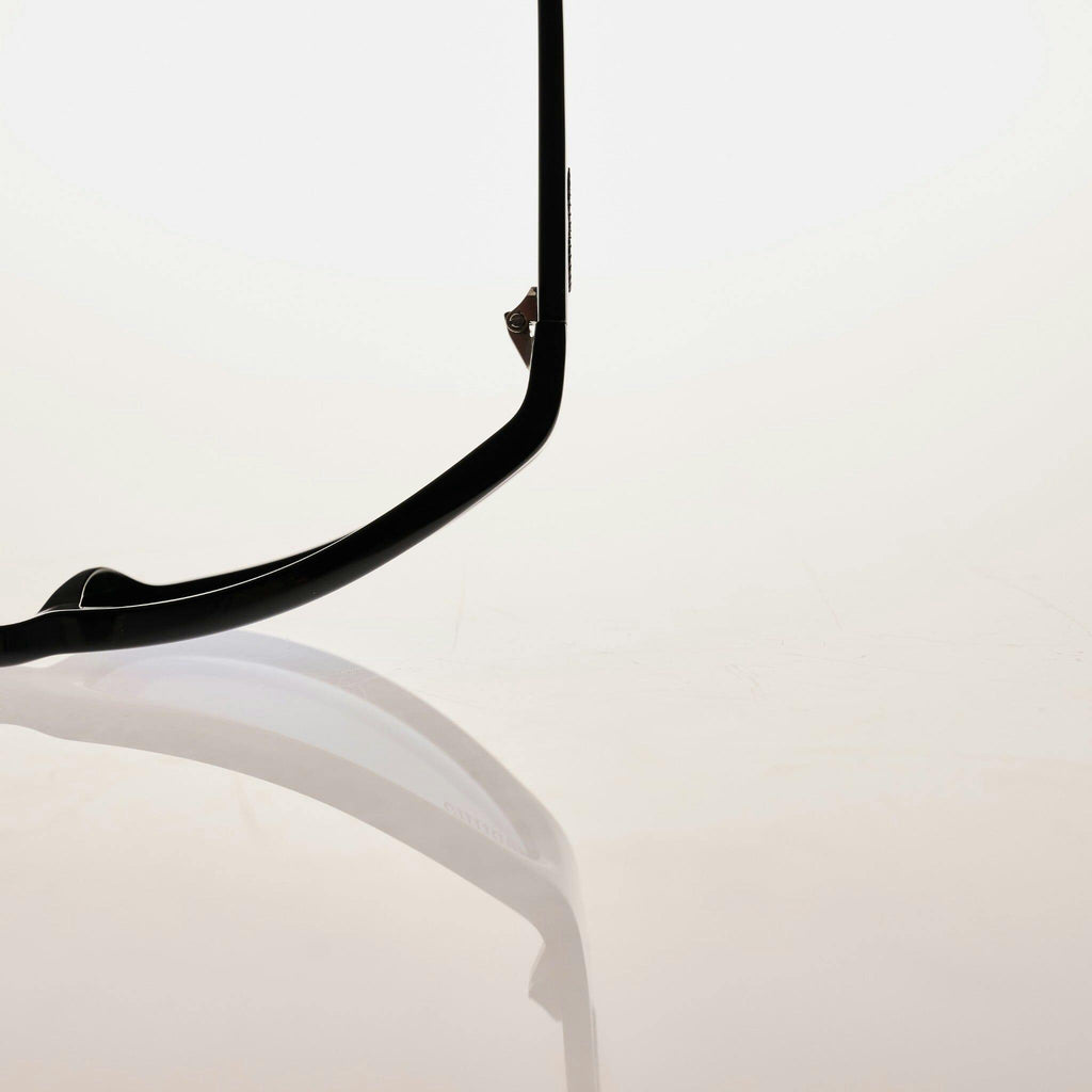 TOMB Gloss Black | Grey Polarised Blue Chrome Mirrored Bio Lens