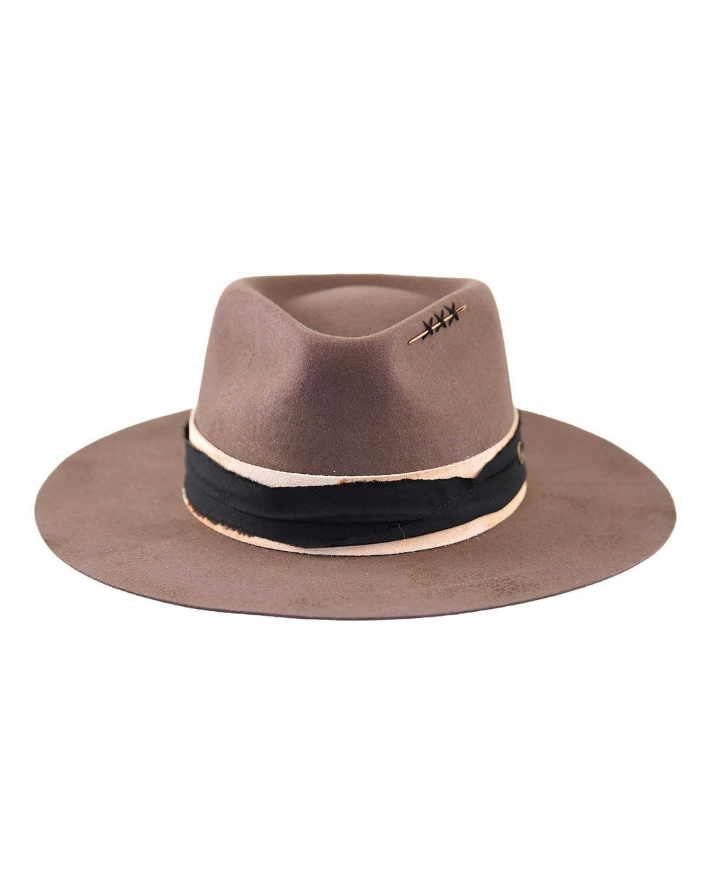 The Zephyr – Vintage Felt Hat in Taupe