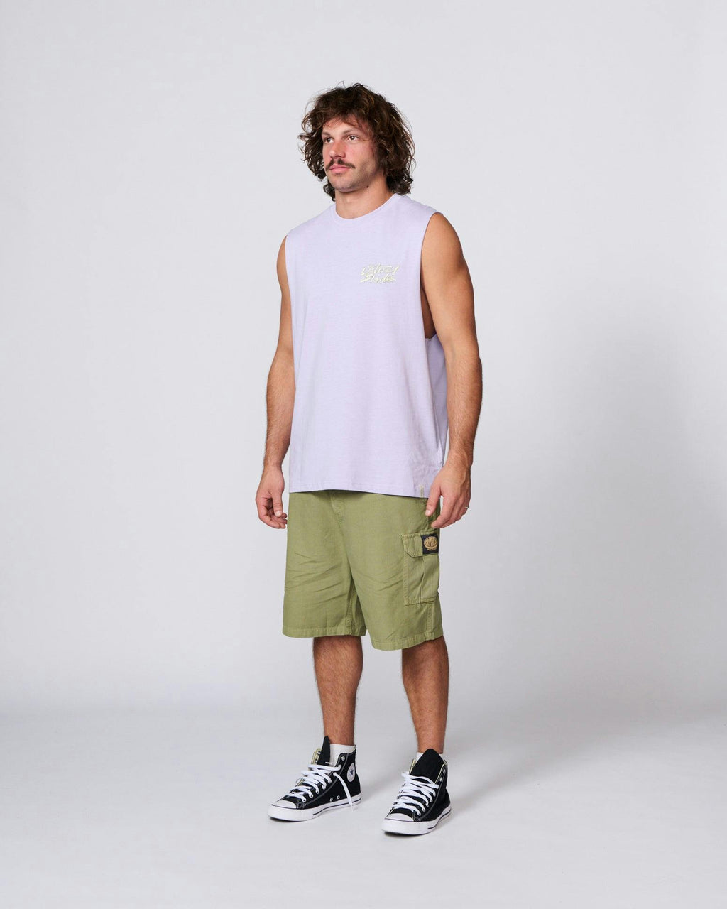 Electric Muscle Tee - Lilac