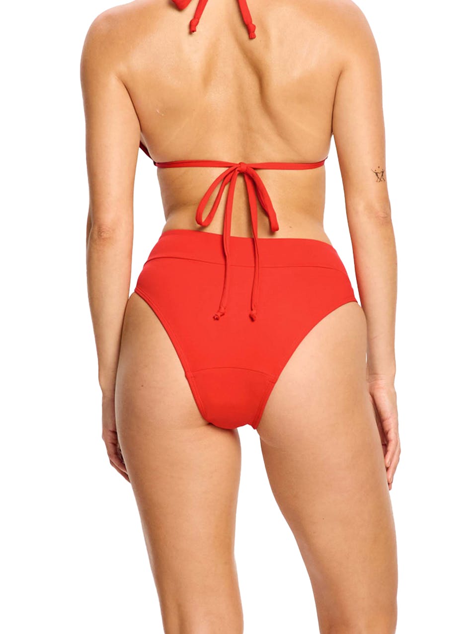 Swimwear Hi-Leg Period Brief Light Absorbency Poinciana Poinciana