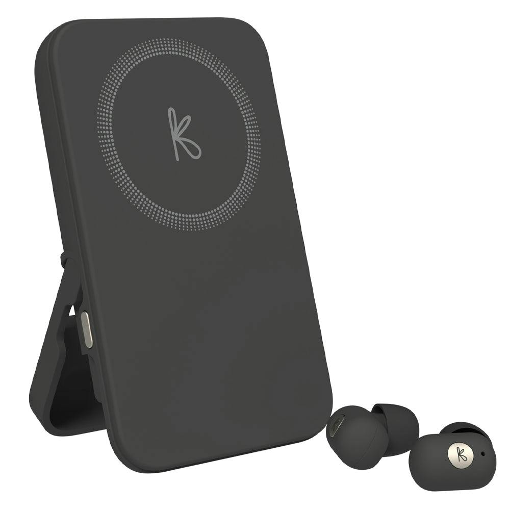 Kreafunk Tocharge Go Powerbank + Earbuds - Black