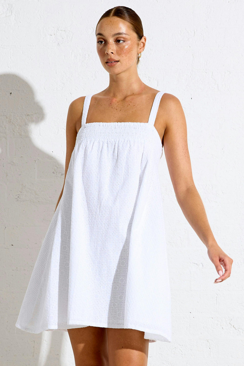 MAGNOLIA COTTON MINI DRESS