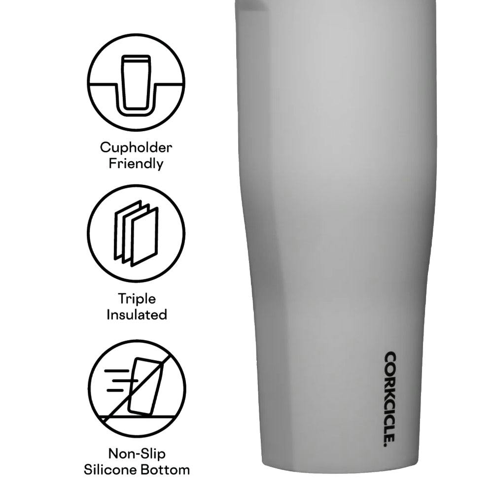 Corkcicle Go Cup XL - 887ml Gloss White