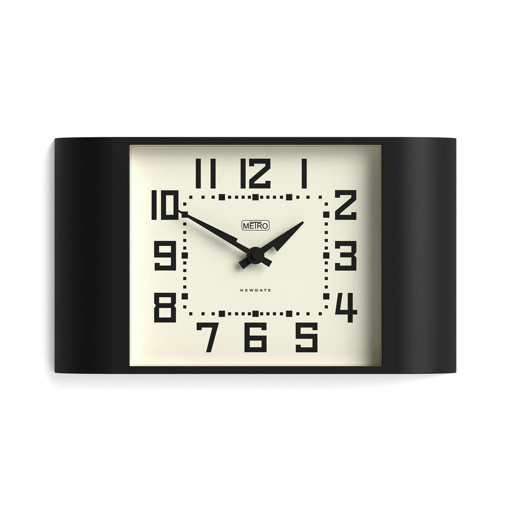 Newgate Metro Wall Clock-Black