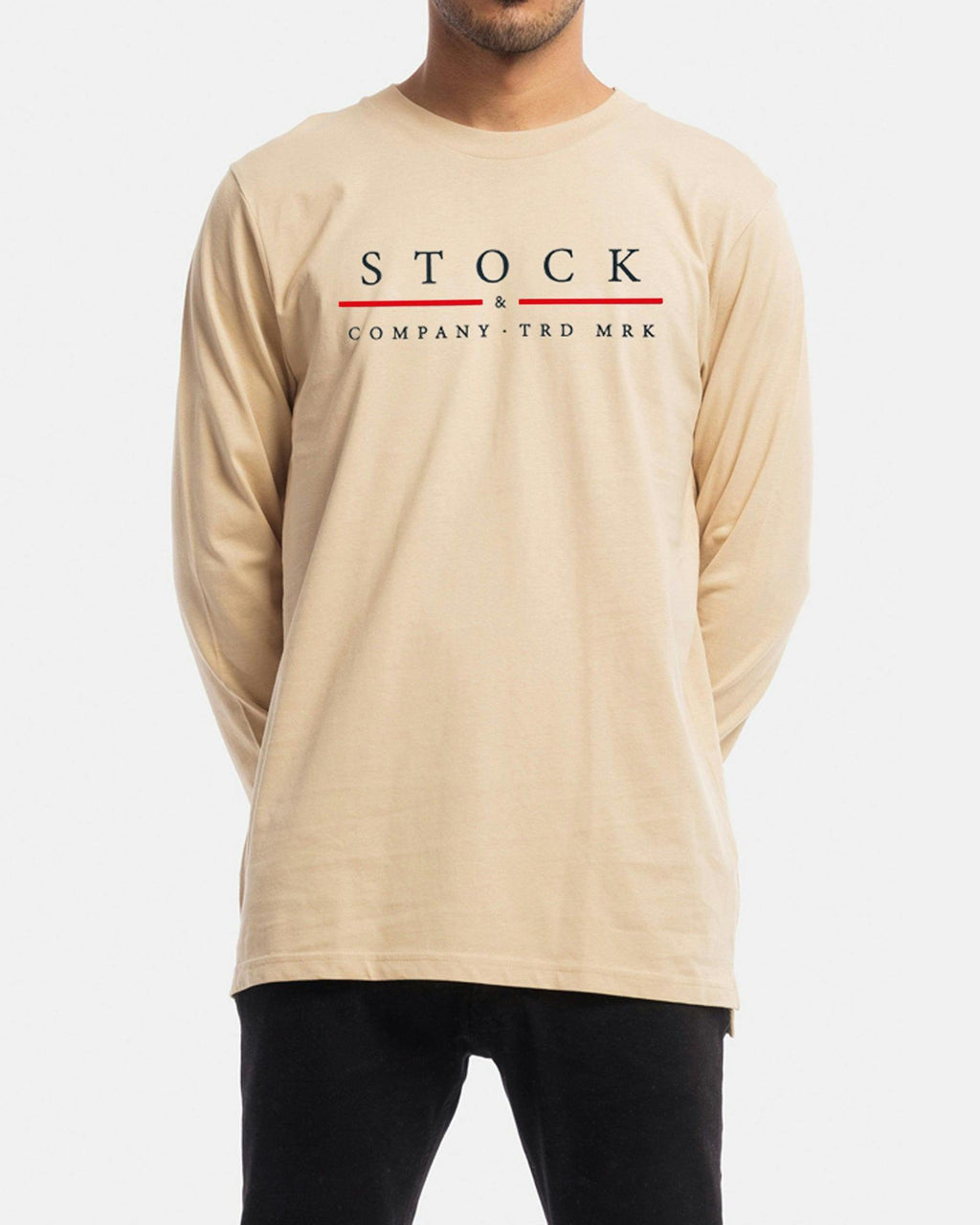 Red Line Long Sleeve Tee
