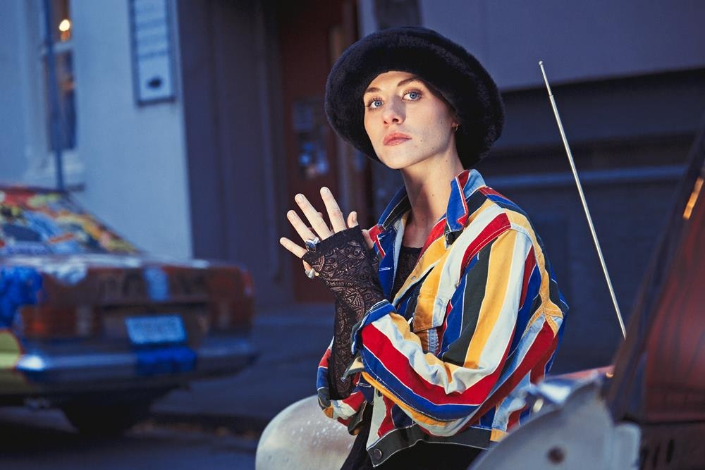 The Cosmic Girl Bucket Hat – Kids – Black Faux Fur