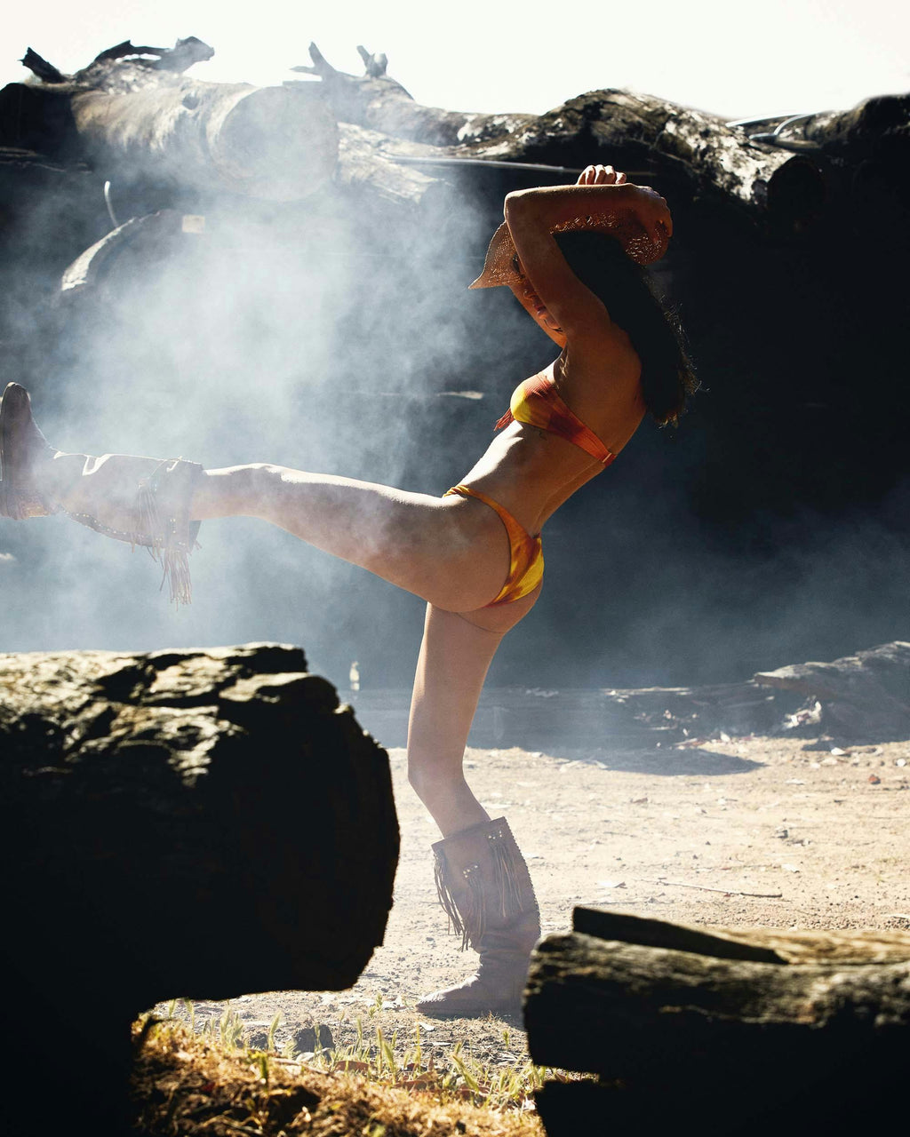 THE BANDEAU TOP - ABLAZE