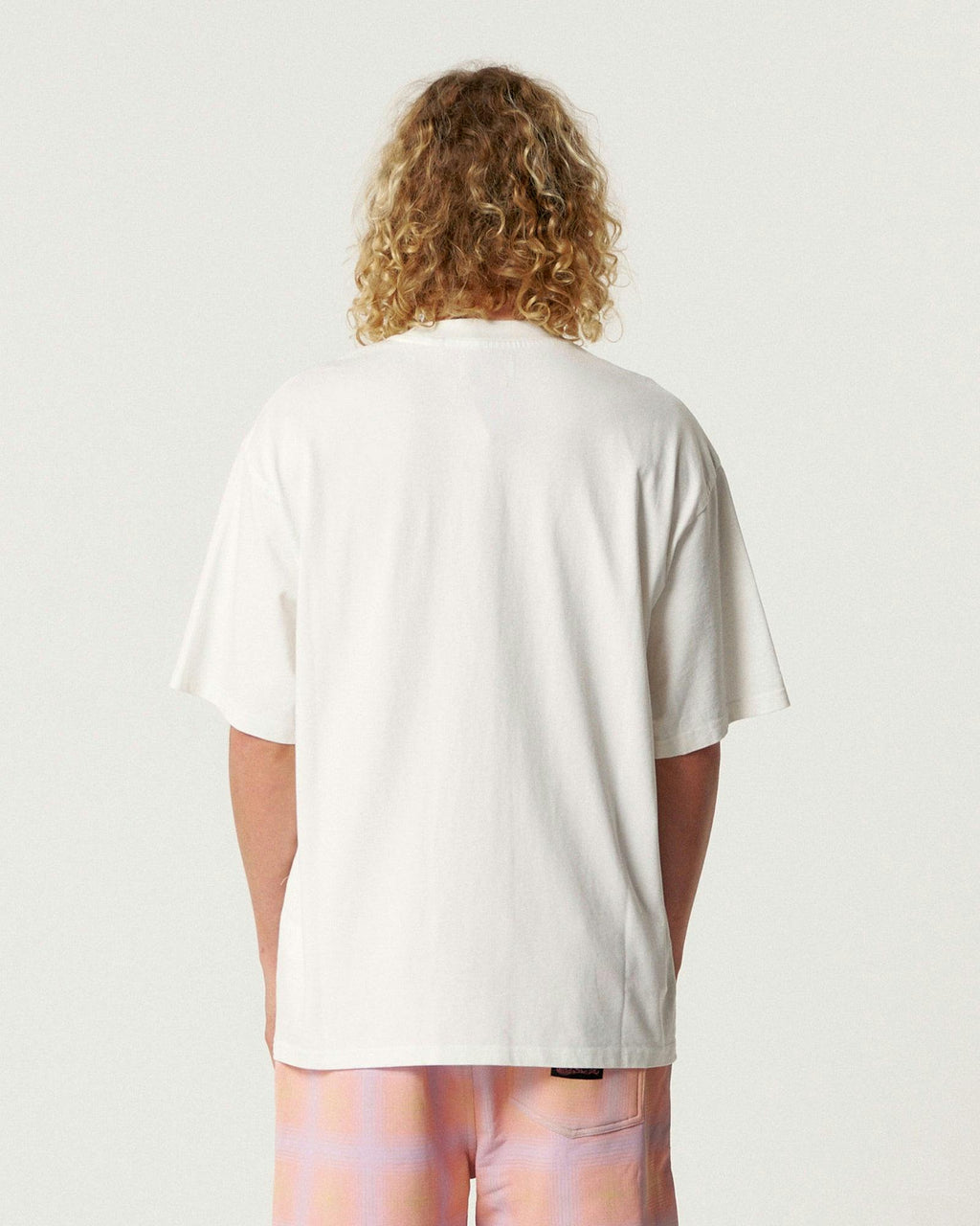 Buzzed Jumbo Tee - Vintage White