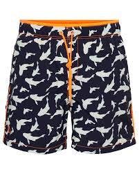 Belize Koi Swim Shorts Navy