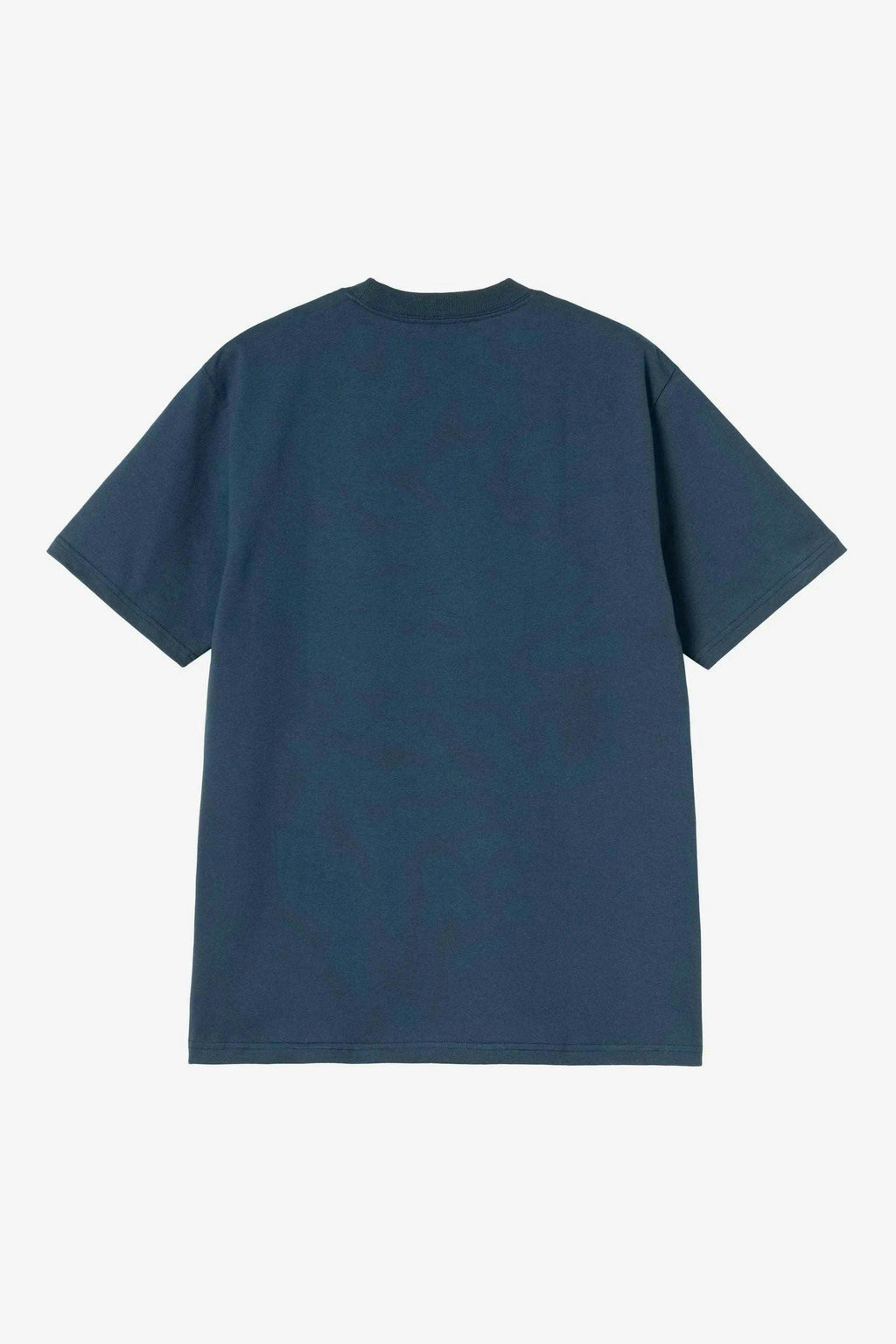 Carhartt WIP S/S University Script T-Shirt in Blue River