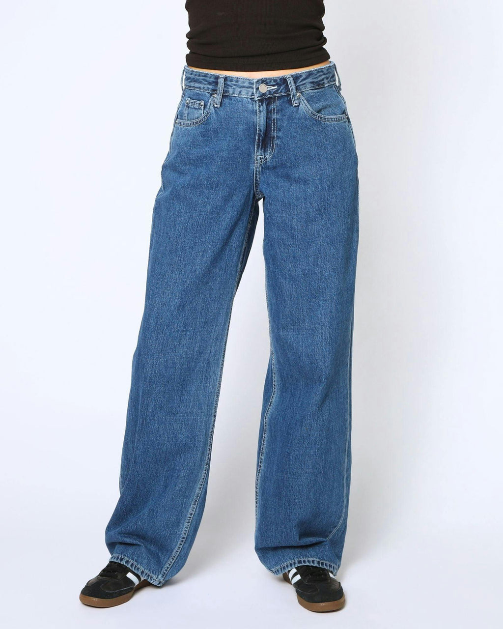 Hill Low Relaxed Jeans - Haze Mid Retro