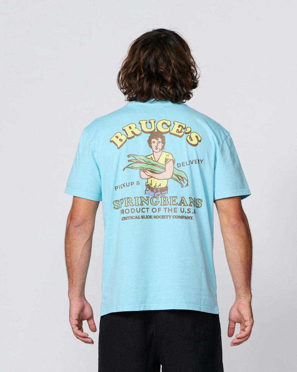 Spring Beans Tee - Aquatic