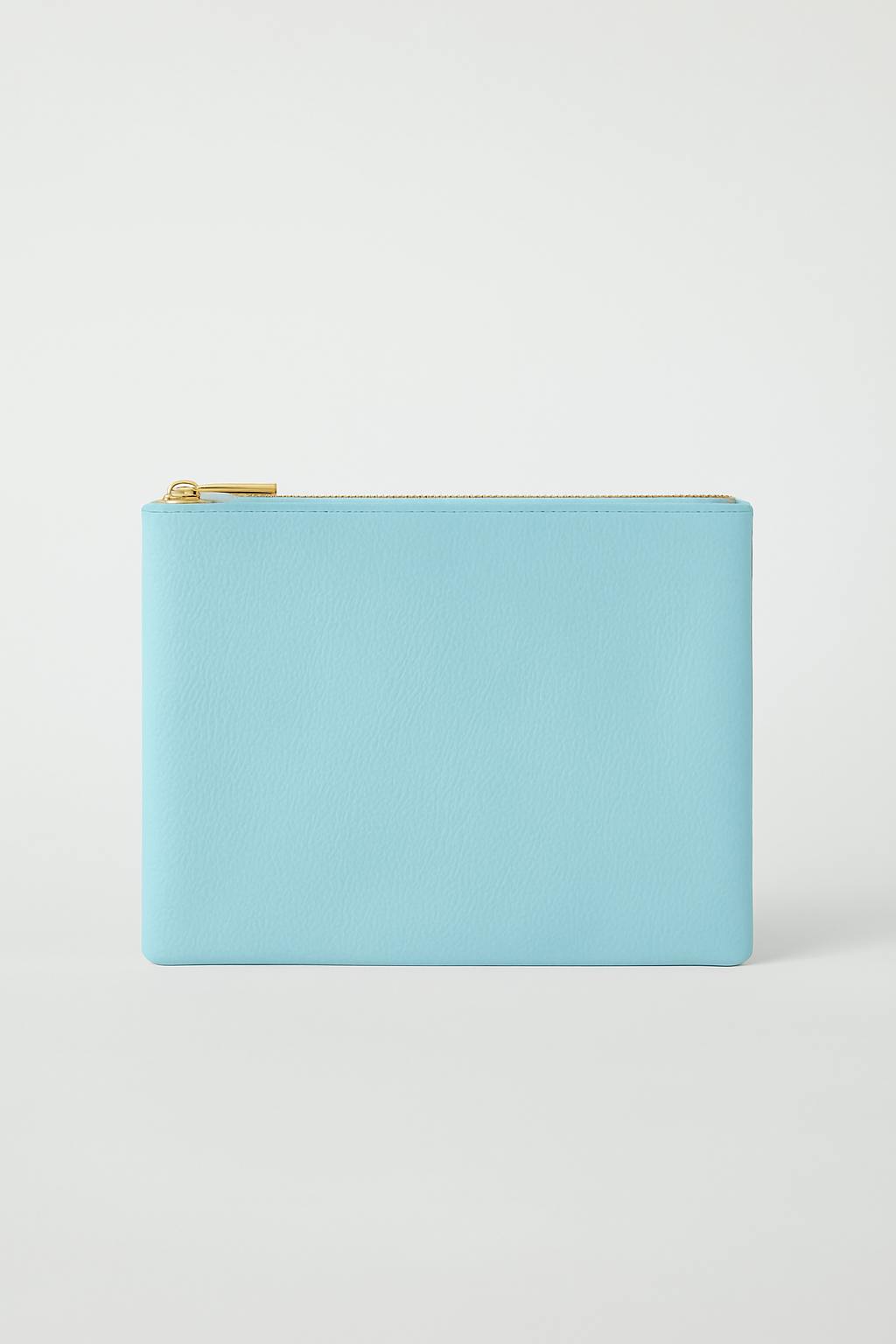 Classic Leather Clutch | Blue Gold