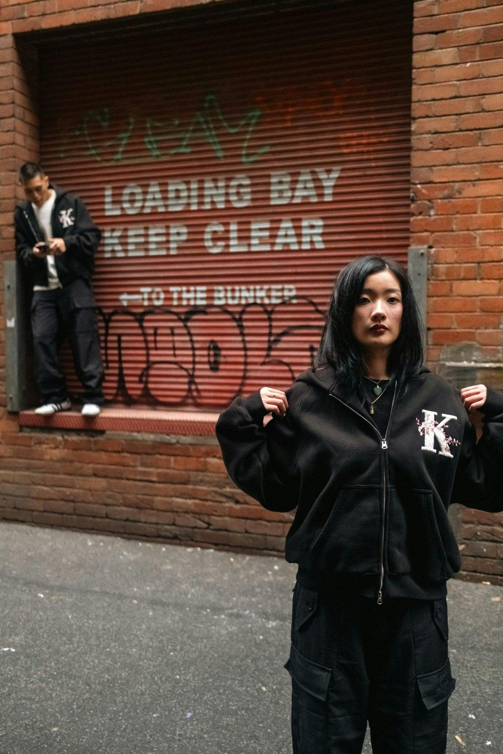 K Blossom Zip Up Hoodie