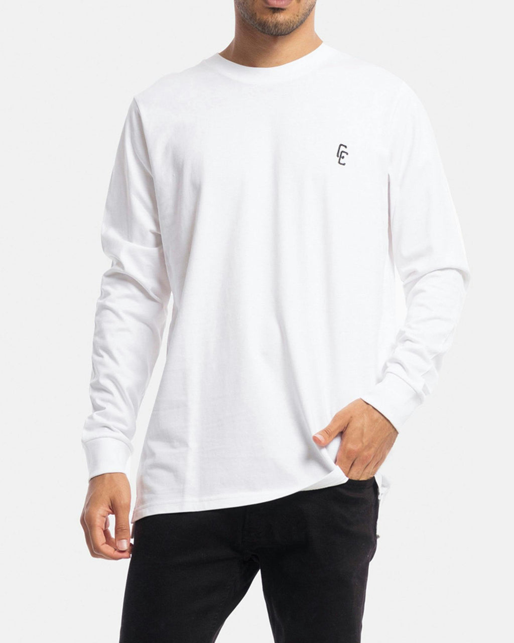 Cypher Embroidery Long Sleeve Tee