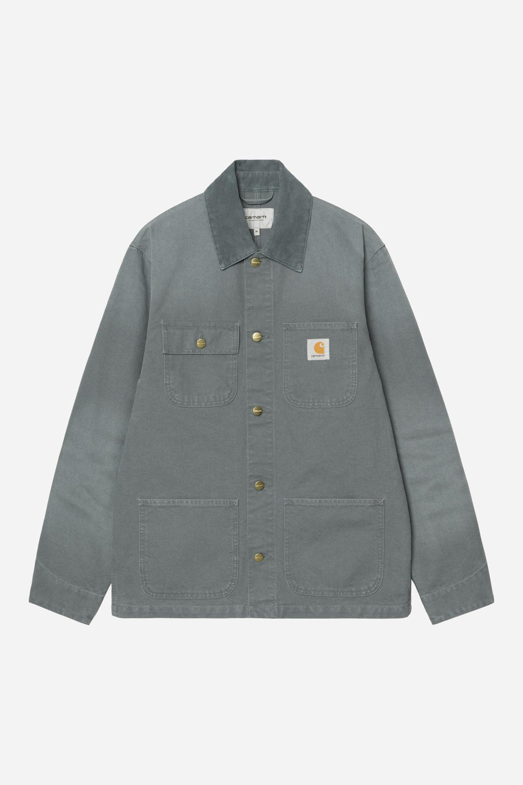 Carhartt WIP Michigan Coat in Cozy Blue Stone Canvas