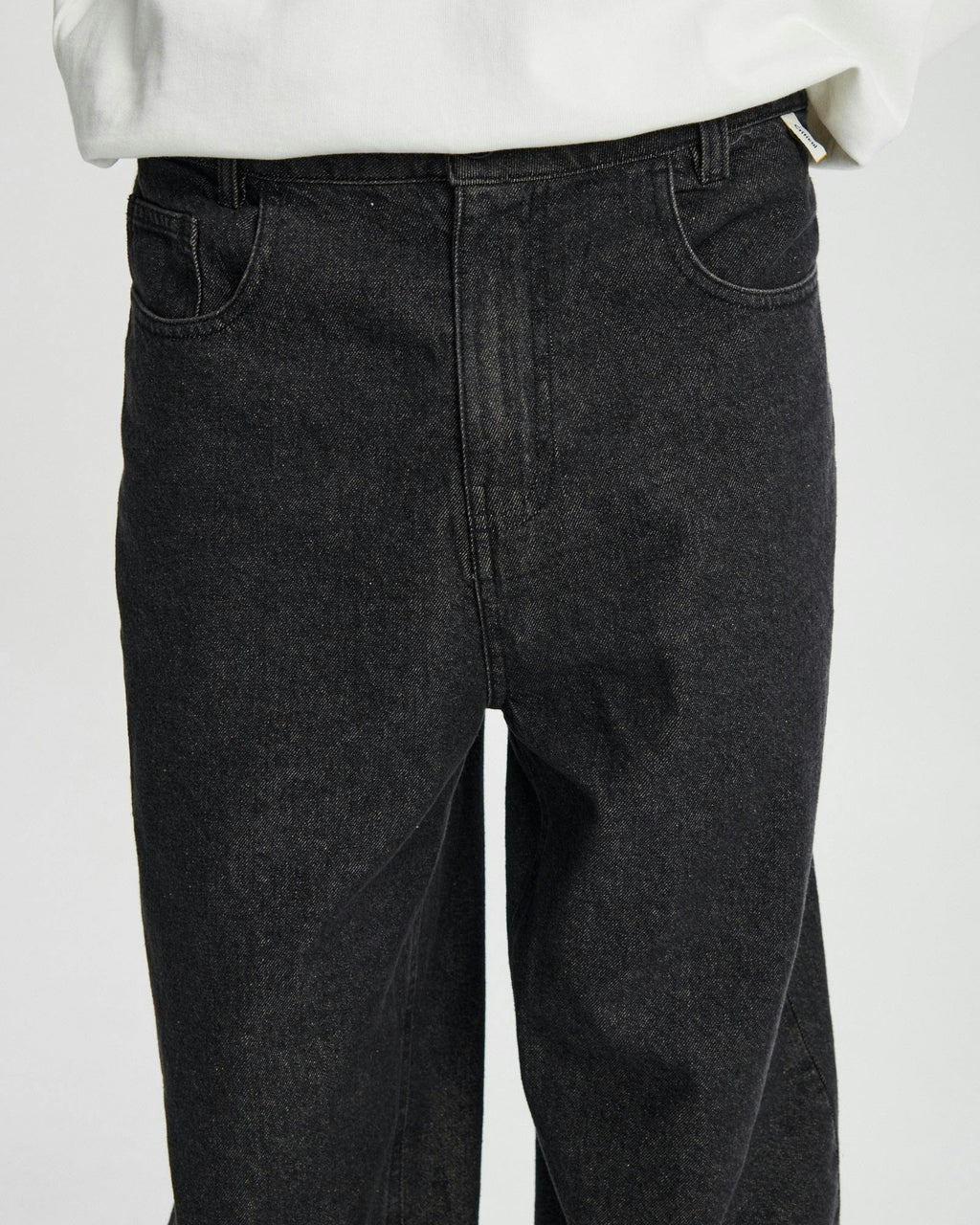 Peaty 5 Pocket Pant - Washed Black