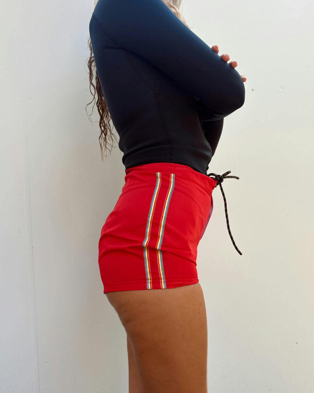 Gidget Boardshort in Red