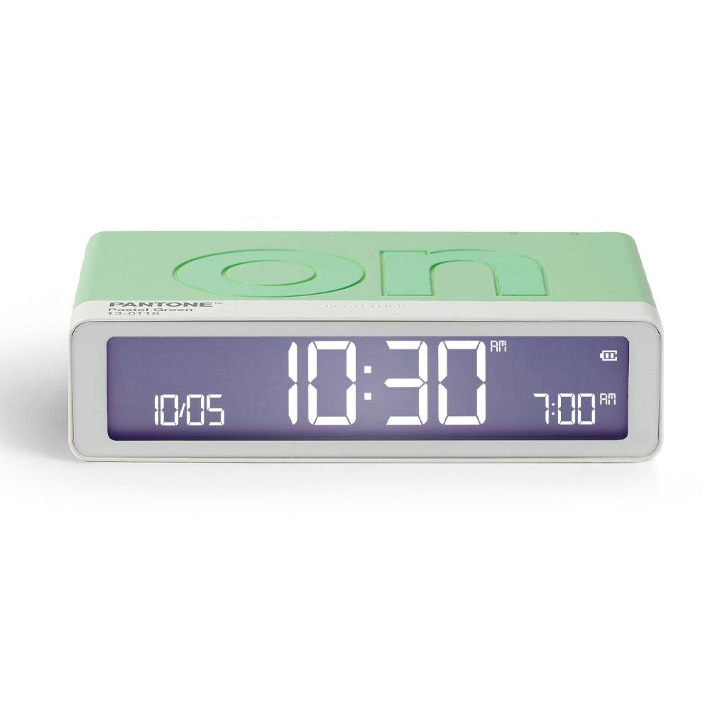 Lexon Flip Classic Reversible Alarm Clock PANTONE - Green