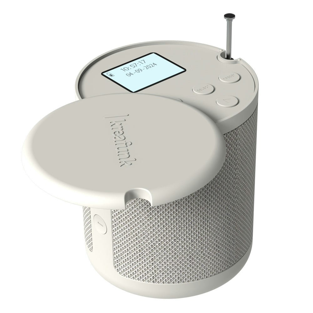 Kreafunk Dabbie Dab+/Fm Radio W/ Bluetooth - Soft White