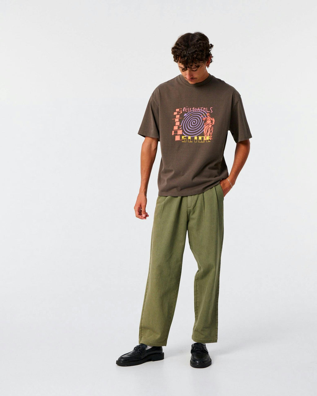 Bliss Portals Tee - Ashphalt