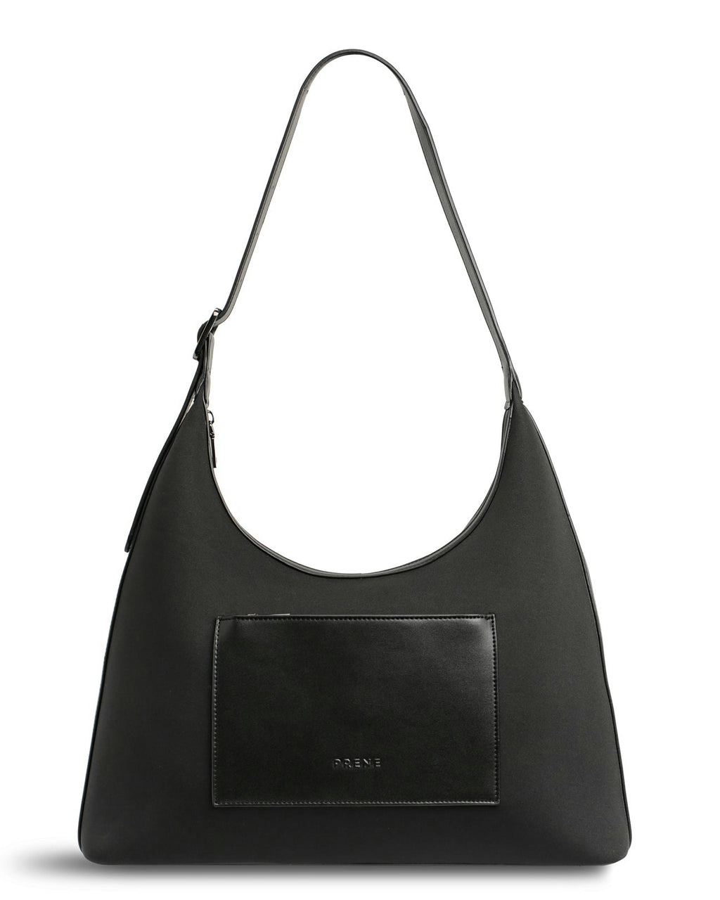 The Paige Bag (BLACK) Neoprene Oversized Shoulder Bag