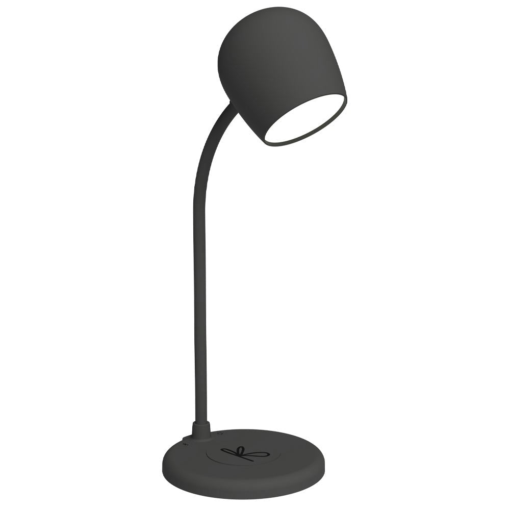 Kreafunk Ellie Lamp W/ Qi Charger And Bluetooth Speaker - Black