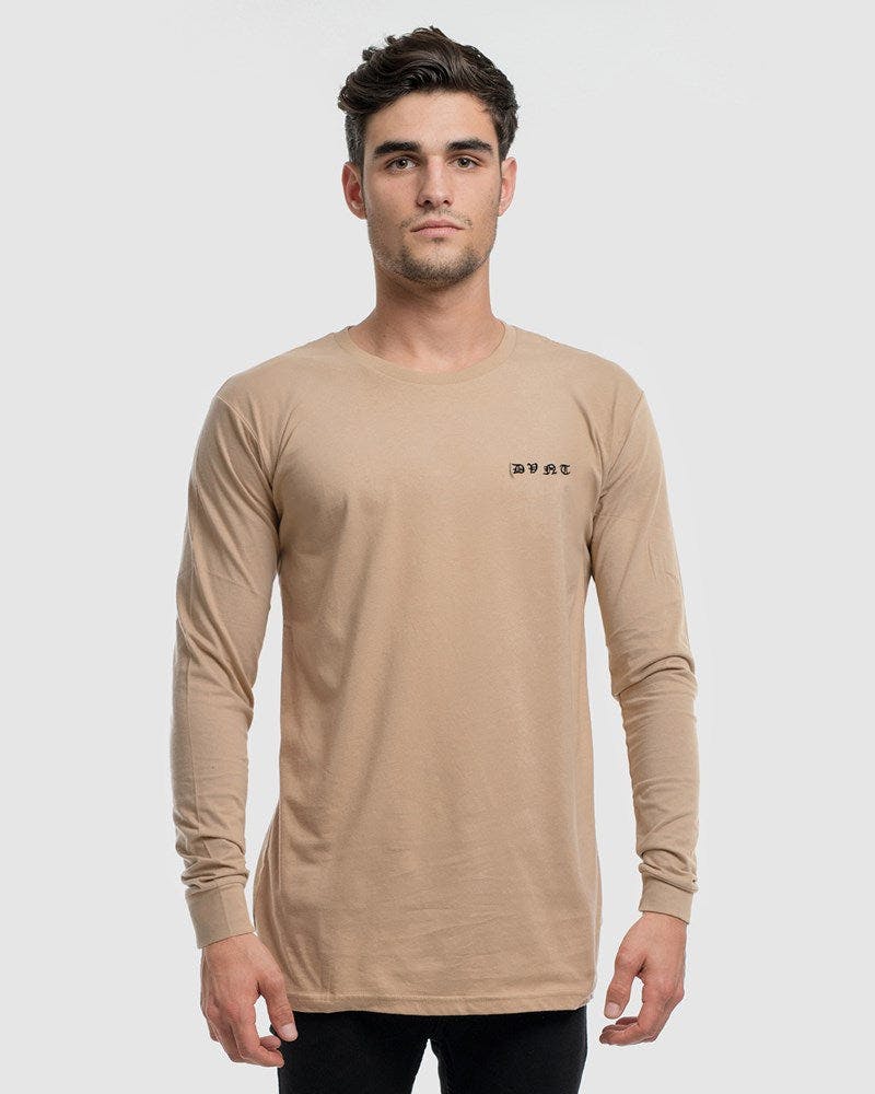 Saxon Embroidery Long Sleeve Tee