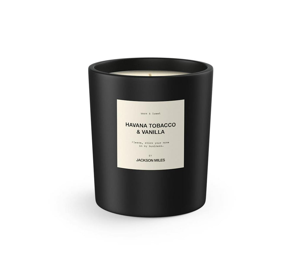 Jackson Miles Havana Tobacco and Vanilla 300ml Soy Wax Candle