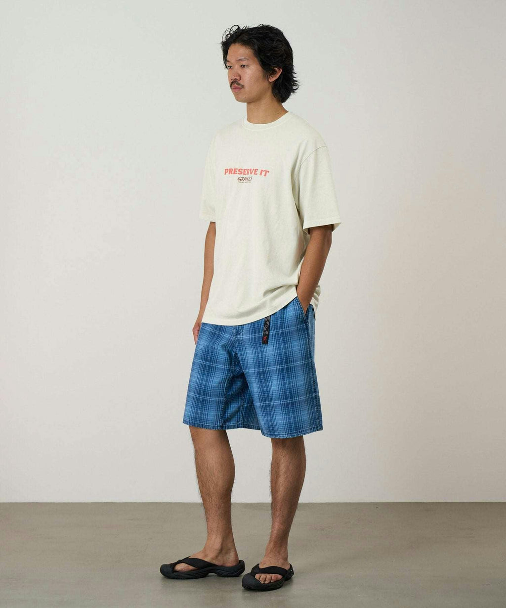 Gramicci Footprints Tee in Natural Pigment