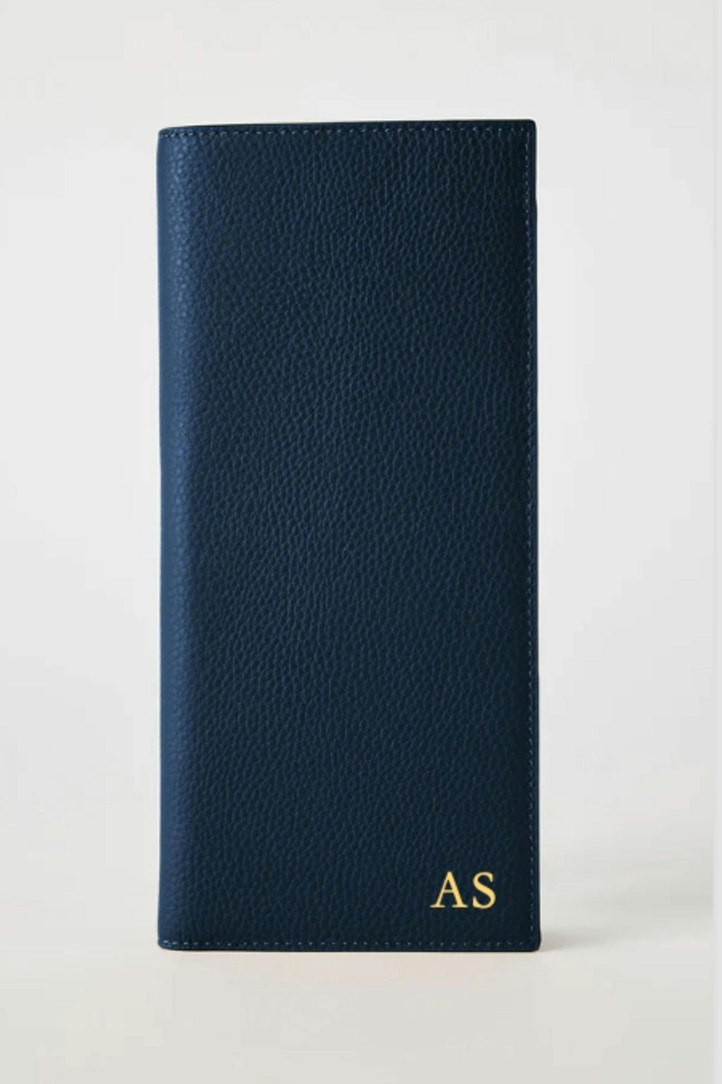 Leather Travel Wallet | Navy