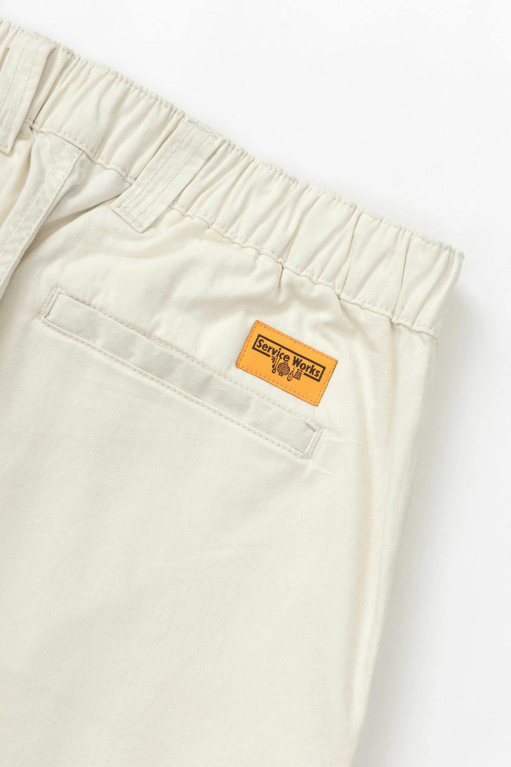 Service Works Twill Waiter Pants in Off White