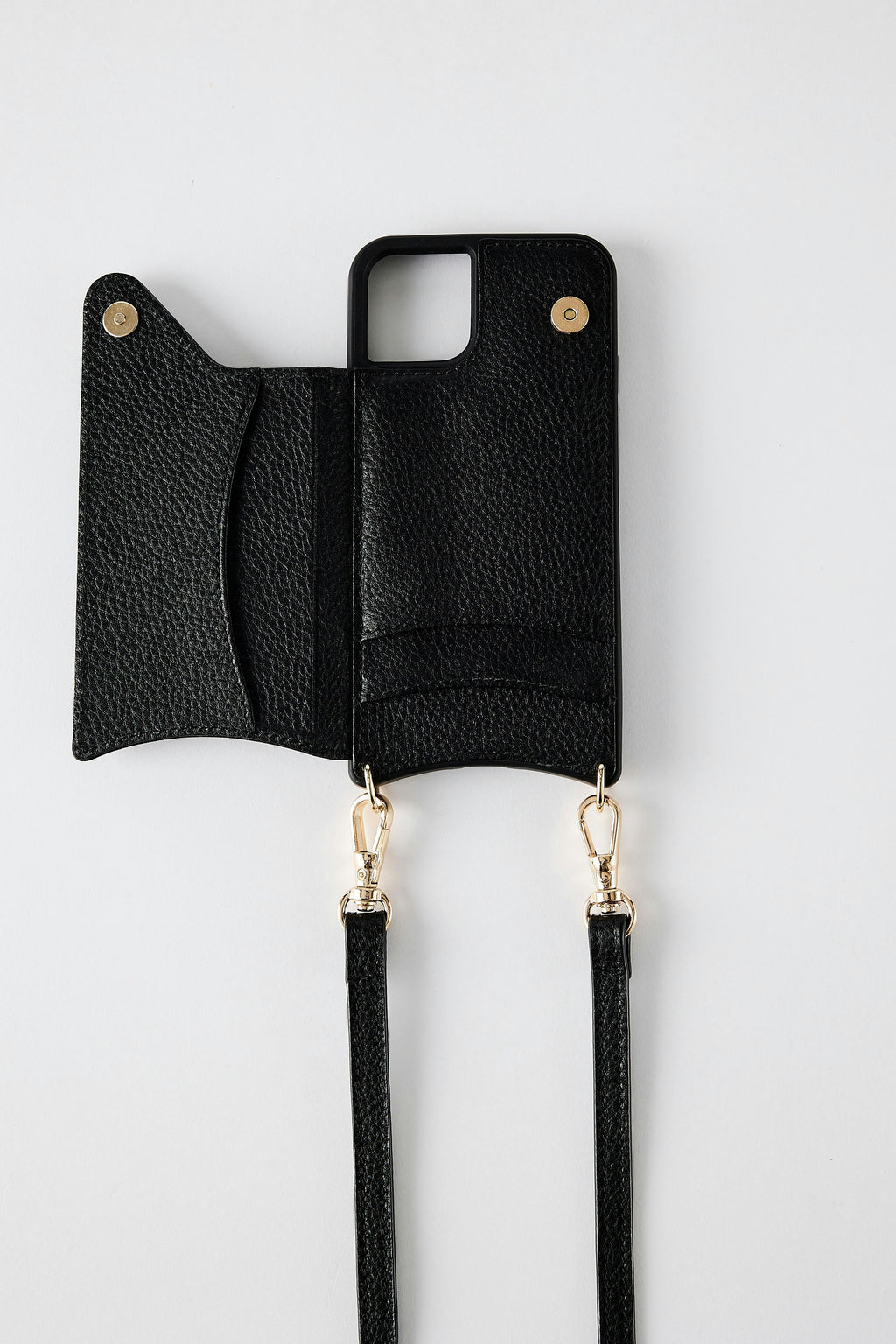 Crossbody iPhone Case | Black Gold