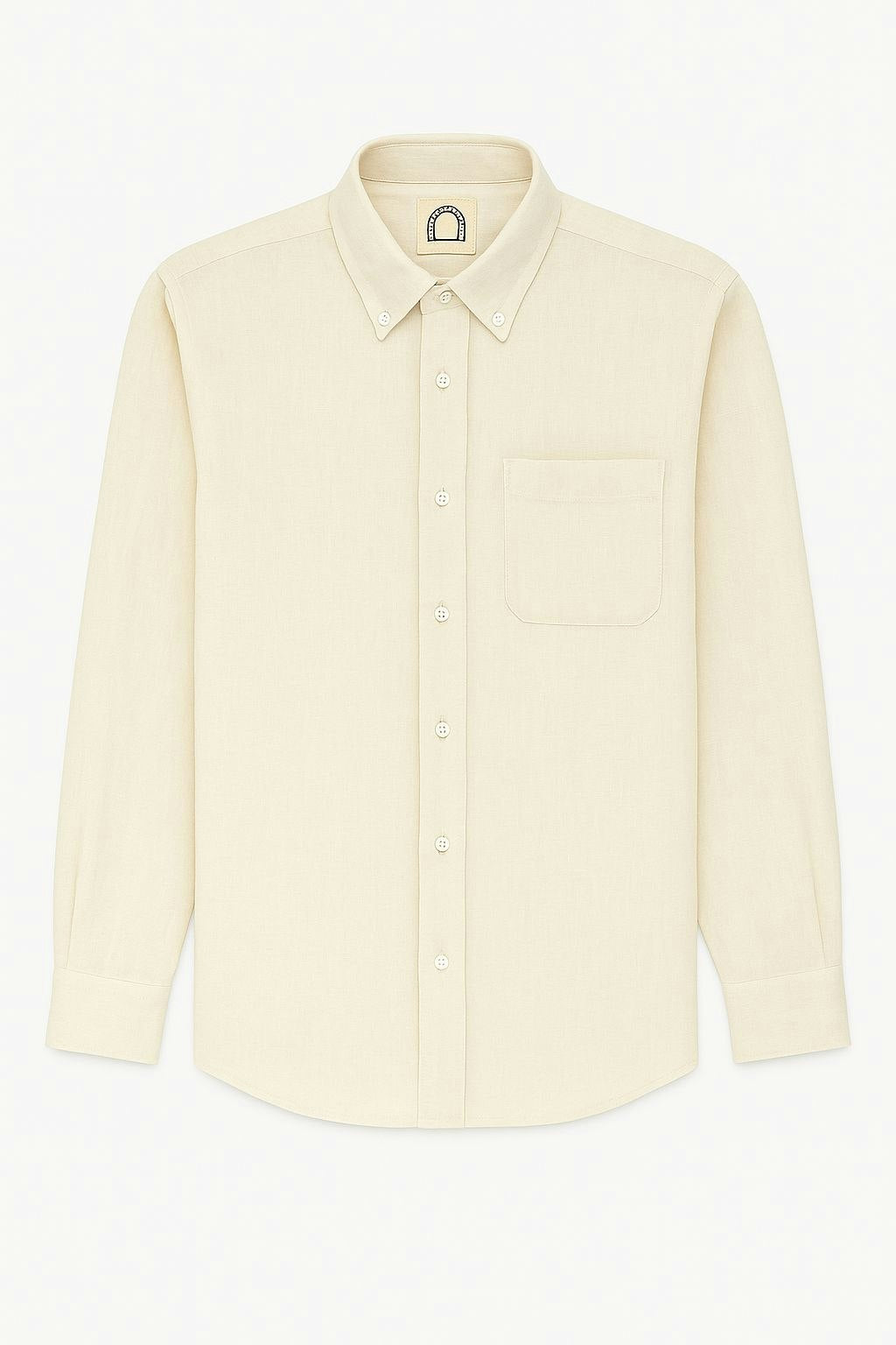 Linen Shirt Cannoli Cream