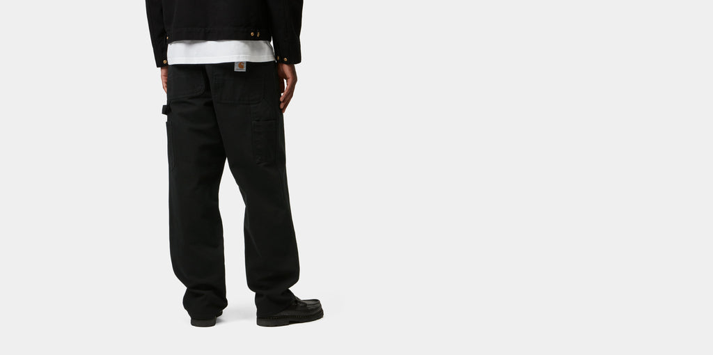 Carhartt WIP OG Single Knee Pants in Black Rinsed
