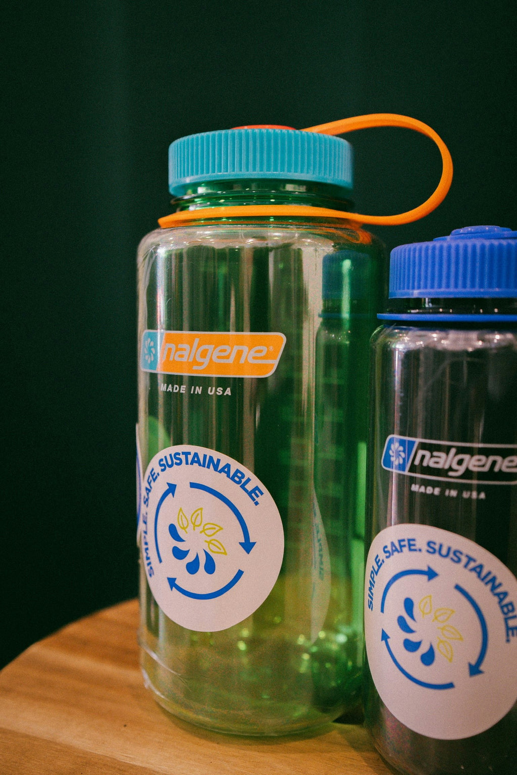 Nalgene 1L Pear Sustain Wide Mouth Bottle