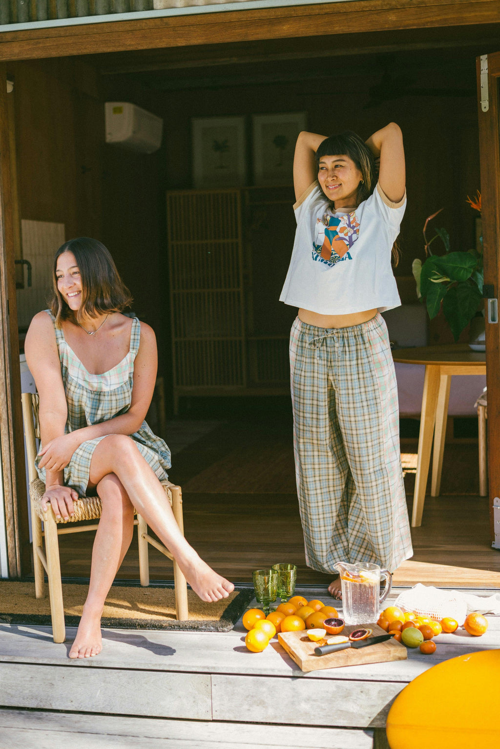 Patchwork Pant in Cottage Plaid