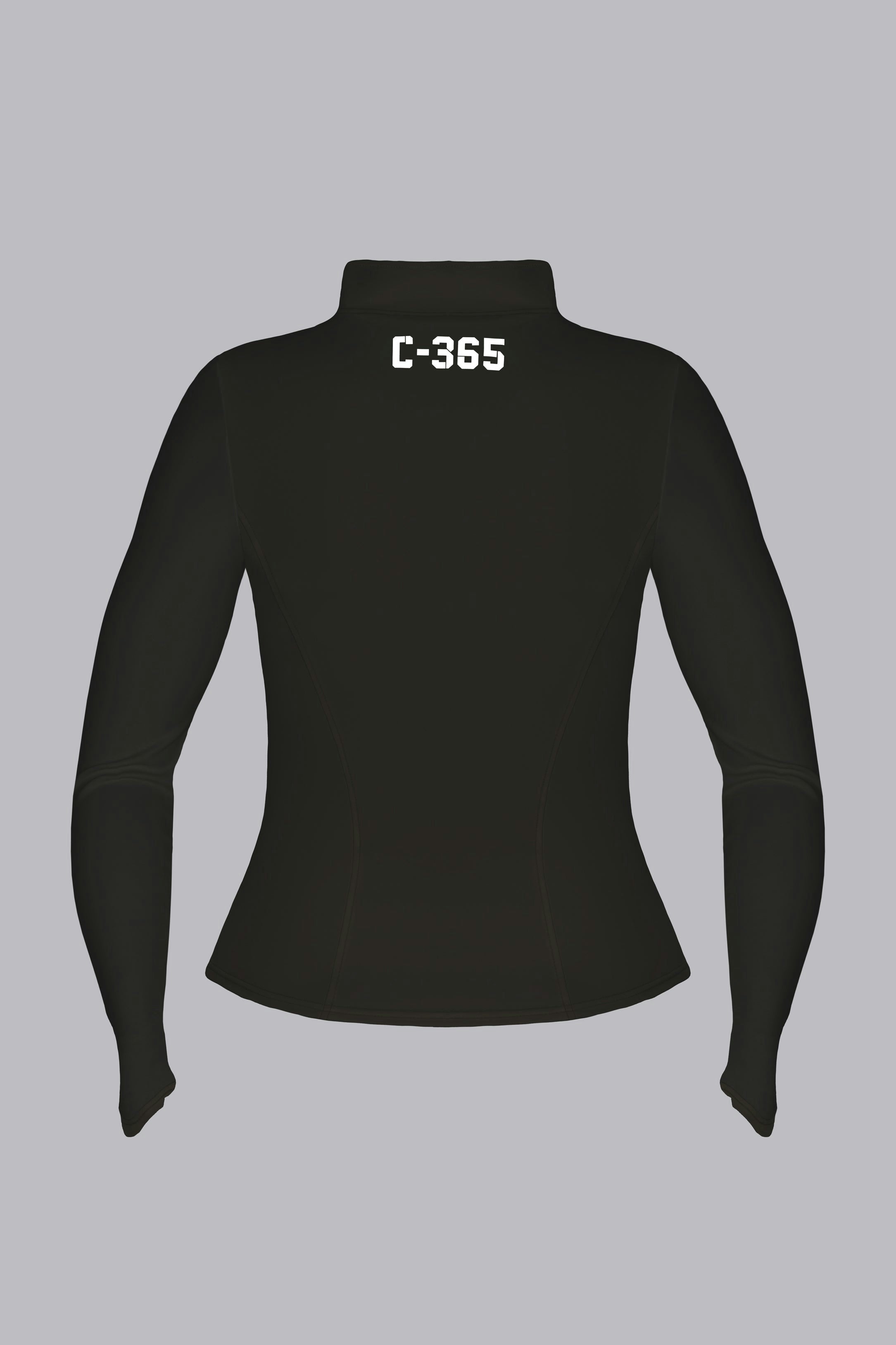 C-365 Halo Zip - Charcoal