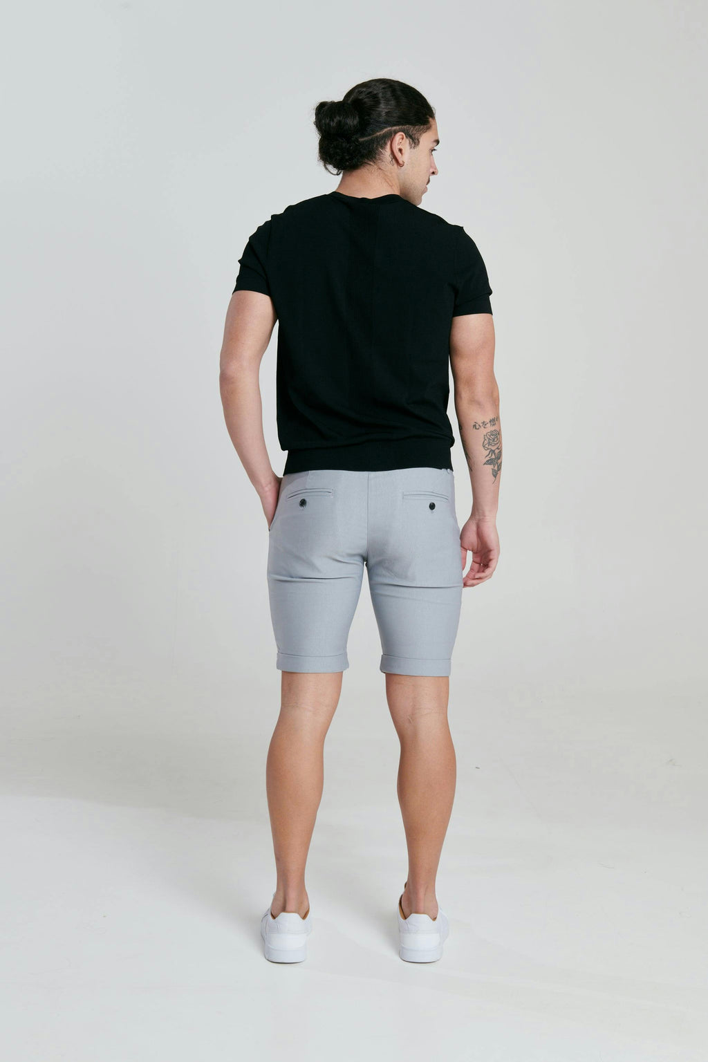CARDIFF Grey Pant Short