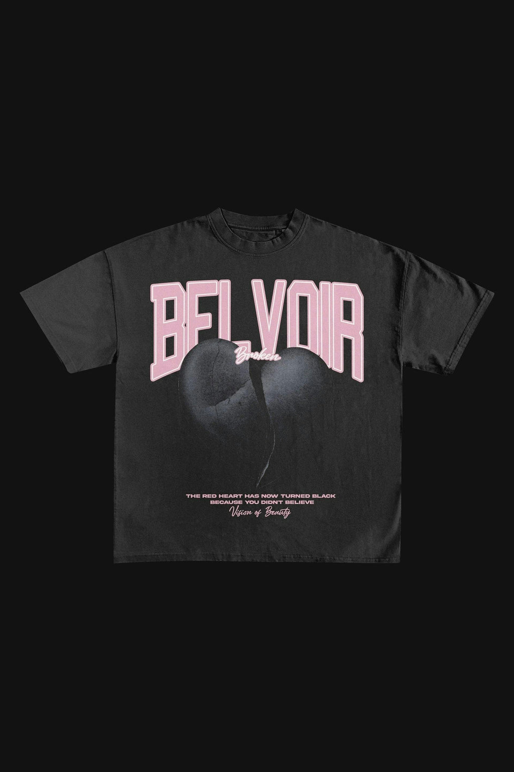 Broken Heart T-Shirt Black
