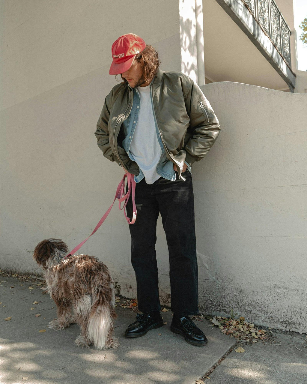 Omar Relaxed Jeans  - Worn Black