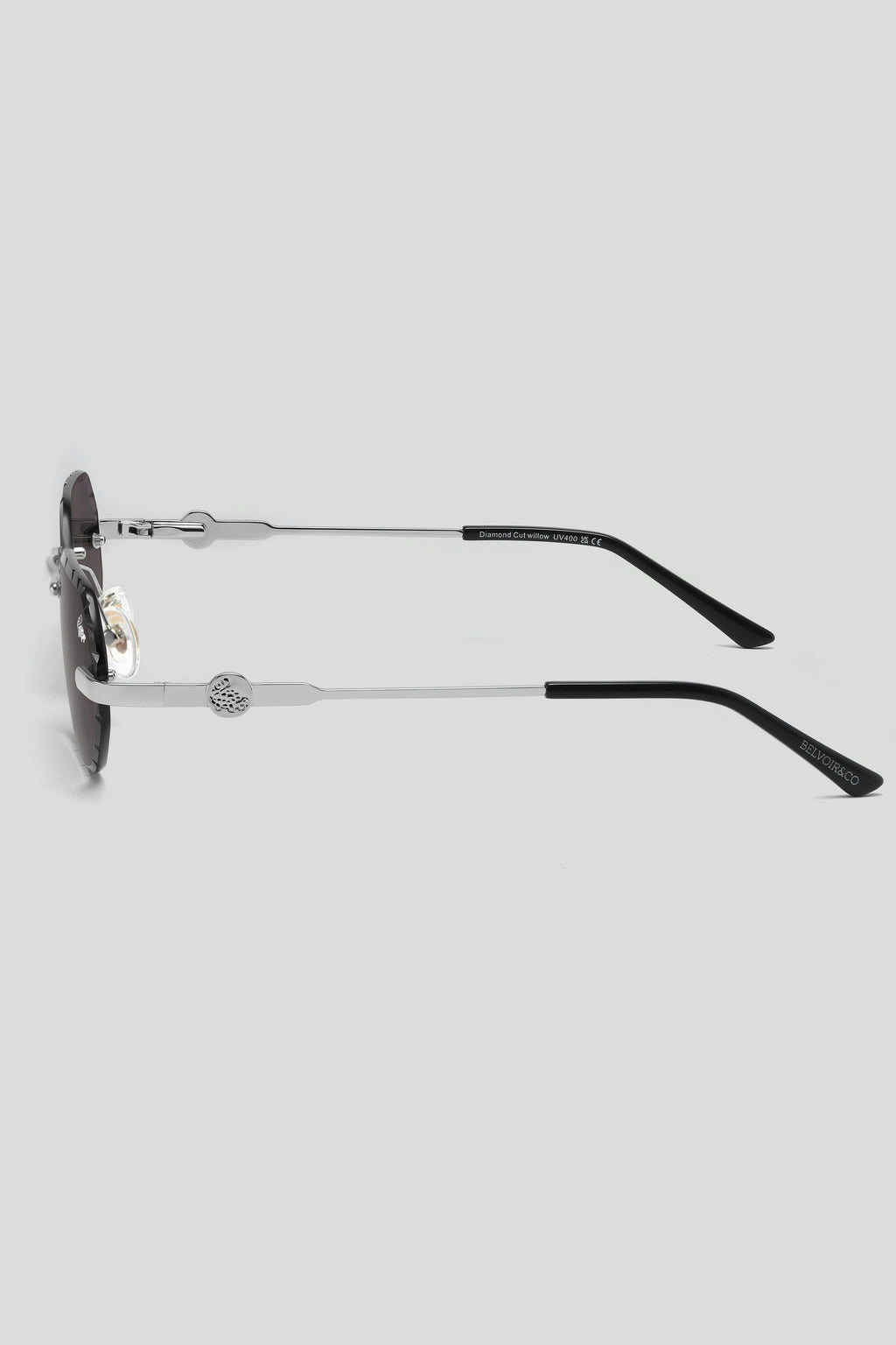 Diamond Cut Willow Smoke | Silver