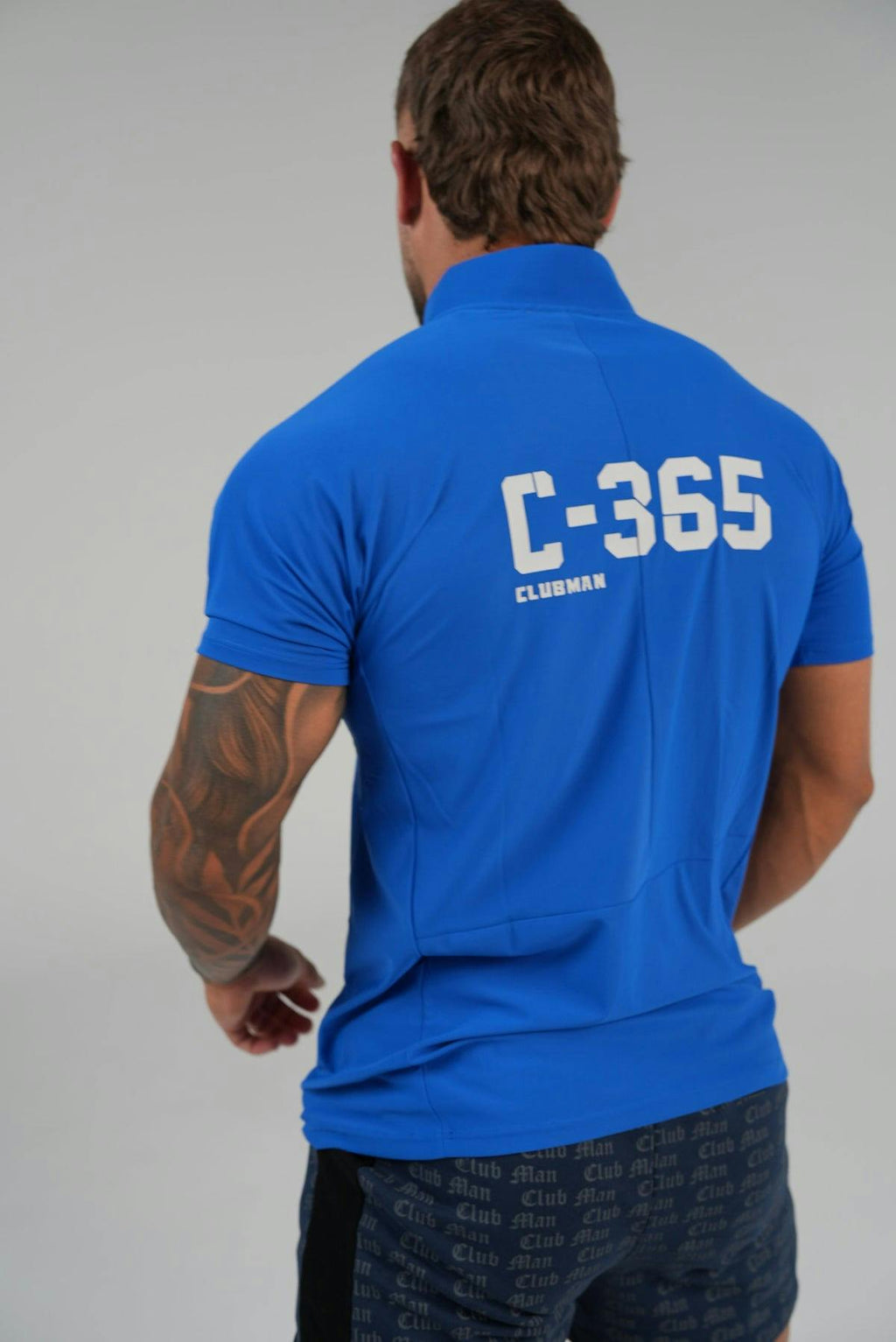 C-365 Strike Zip Tee (Model 825321) - Blue