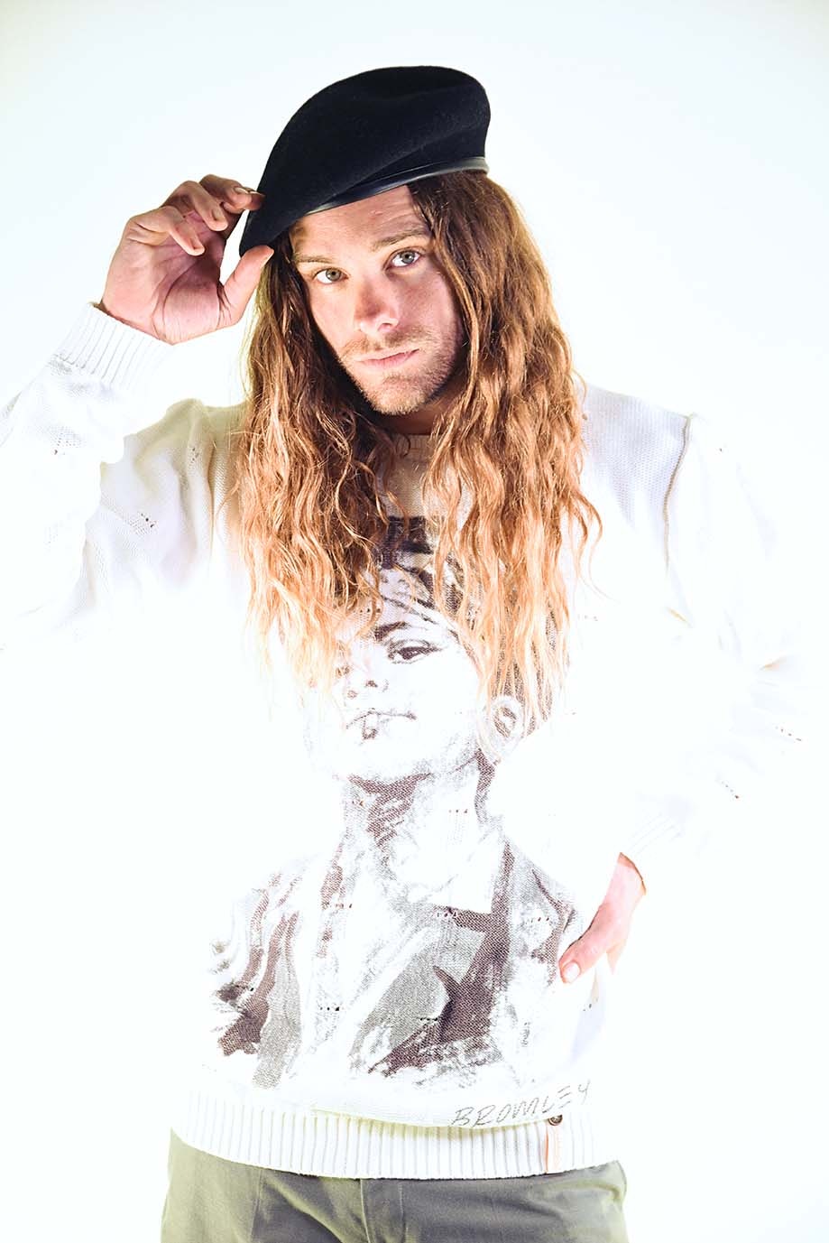 The Château Beret – Black Wool French Artist Hat