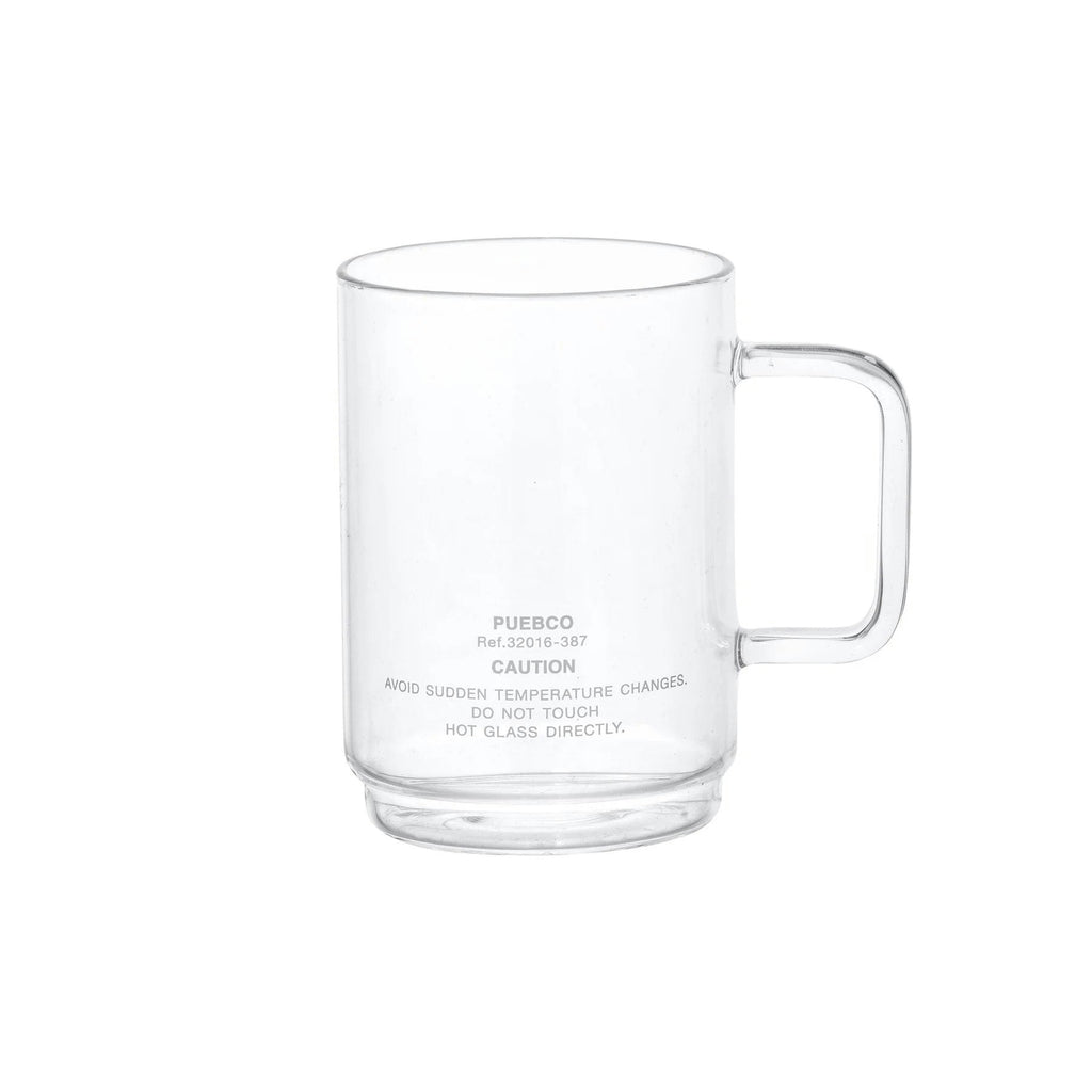 Puebco Borosilicate Glass Mug / Shallow Stacking