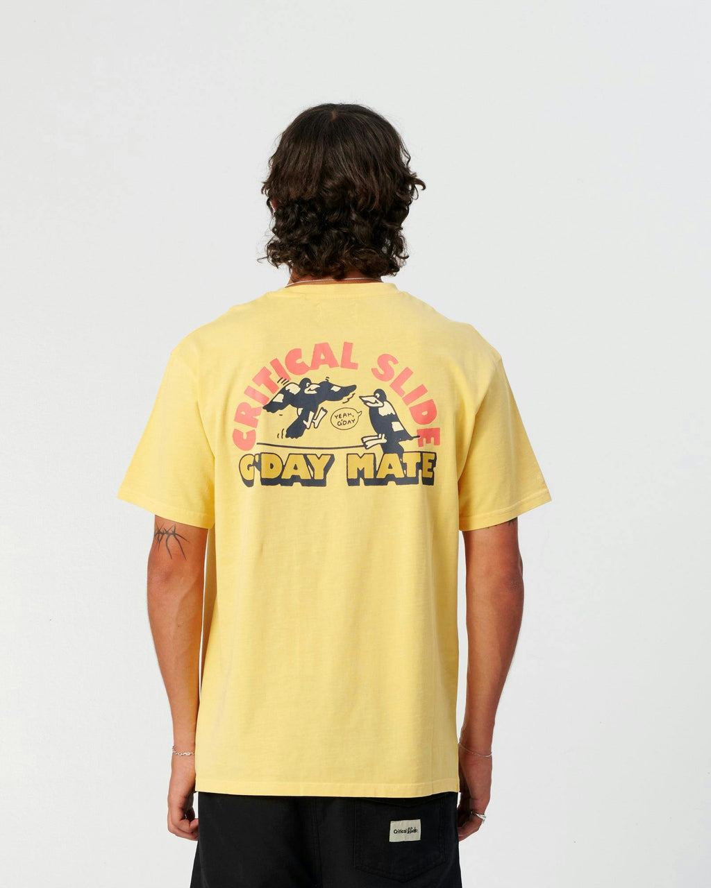 Gday Mate Tee - Sunflower